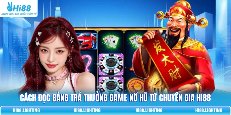 Cách Đọc Bảng Trả Thưởng Game Nổ Hũ Từ Chuyên Gia HI88
