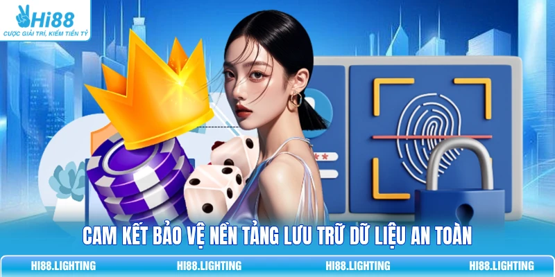 Cam kết bảo vệ nền tảng lưu trữ dữ liệu an toàn 