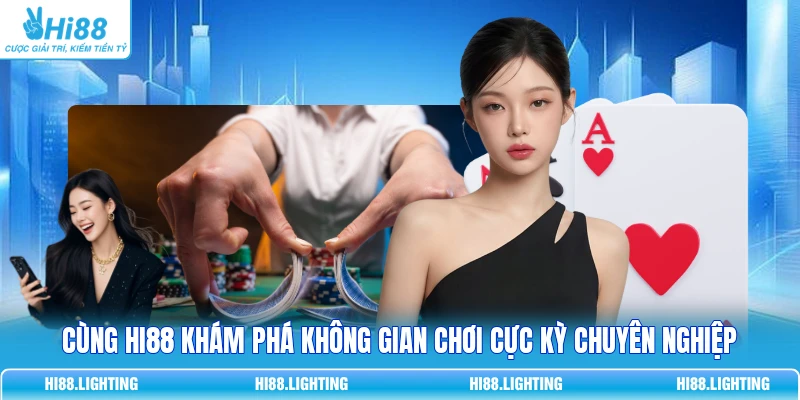 Cùng HI88 khám phá không gian chơi cực kỳ chuyên nghiệp