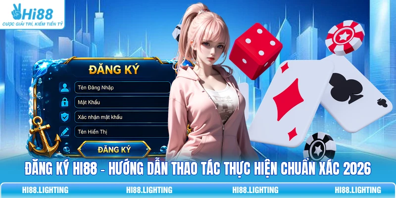 Đăng Ký HI88 - Hướng Dẫn Thao Tác Thực Hiện Chuẩn Xác 2026