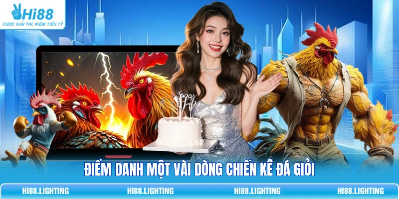 Điểm danh một vài dòng chiến kê đá giỏi