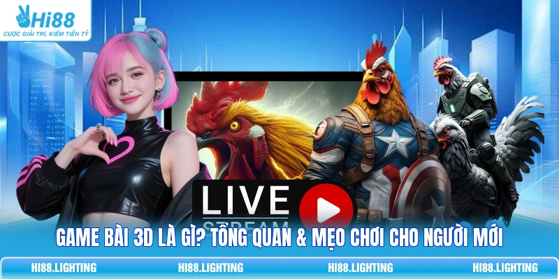 Game Bài 3D Là Gì? Tổng Quan & Mẹo Chơi Cho Người Mới