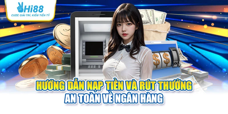 Hướng dẫn nạp tiền và rút thưởng an toàn về ngân hàng