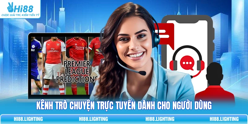 Kênh trò chuyện trực tuyến dành cho người dùng