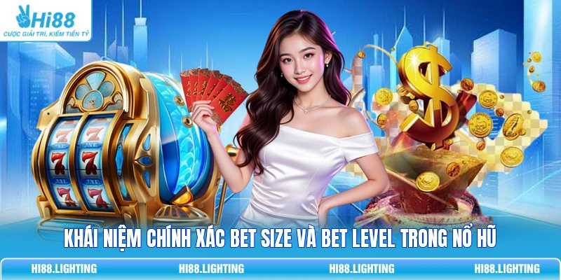 Khái niệm chính xác bet size và bet level trong nổ hũ