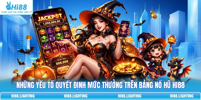 Những yếu tố quyết định mức thưởng trên bảng Nổ Hũ HI88