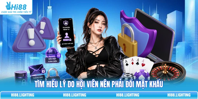 Tìm hiểu lý do hội viên nên phải đổi mật khẩu 