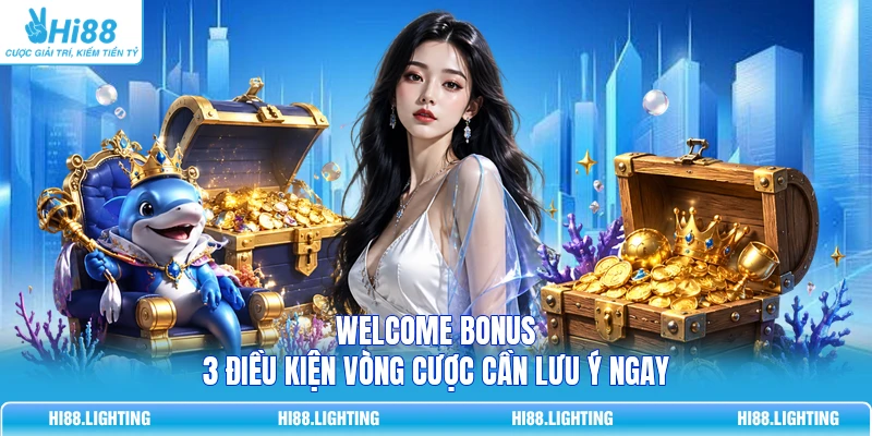 Welcome Bonus | 3 Điều Kiện Vòng Cược Cần Lưu Ý Ngay